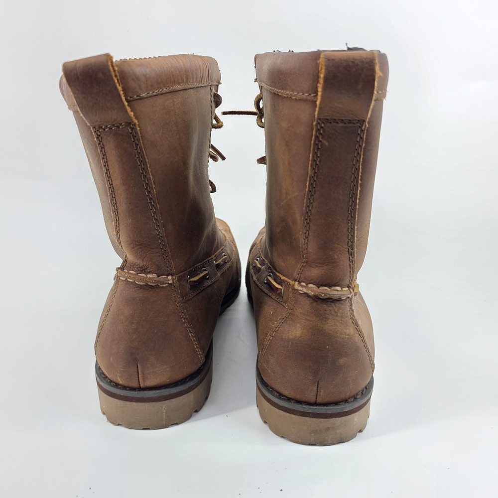 Polo Ralph Lauren Whitsand 11431 Genuine Leather Duck Boots US 11 D Brown Boot - Picture 8 of 12